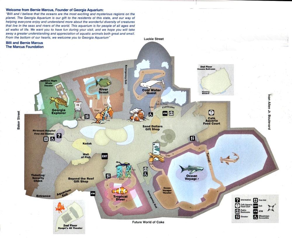Gruzija Aquarium Karte