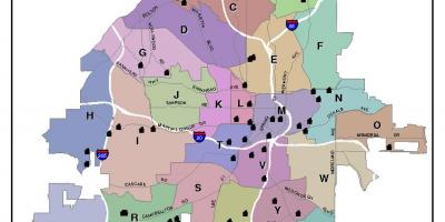Karte no Atlanta joslu karte